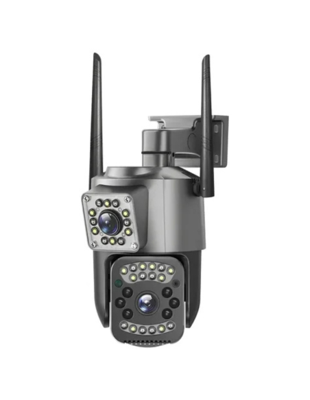 CAMARA DE SEGURIDAD WIFI DOBLE LENTE 4K V380 PRO VISION NOCTURNA