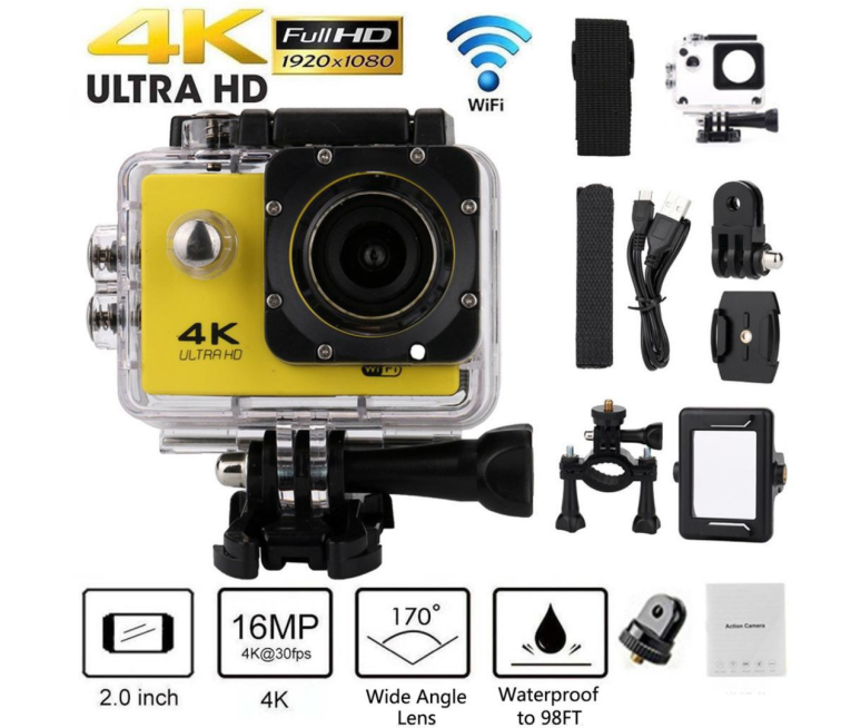 CAMARA GO PRO 4K GRANDE WIFI CON...