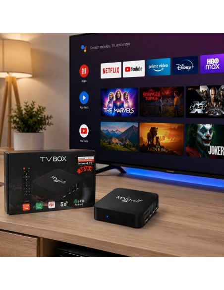 TV BOX MXQ PRO 5G ANDROID 10.1 8GB+128GB