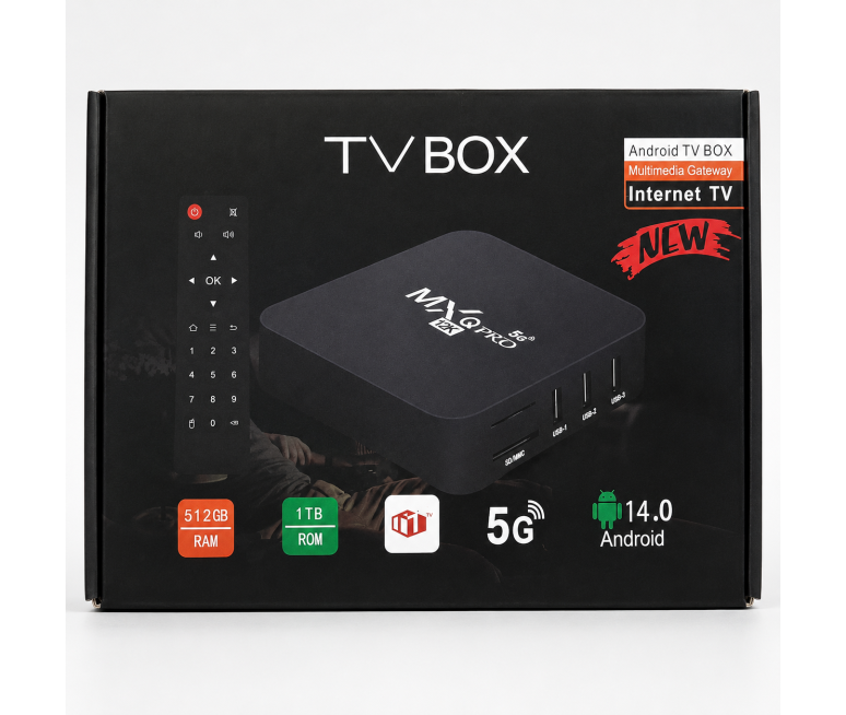 TV BOX MXQ PRO 5G ANDROID 10.1 8GB+128GB