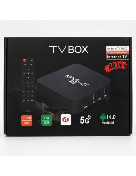 TV BOX MXQ PRO 5G ANDROID 10.1 8GB+128GB