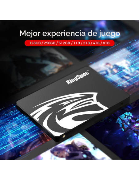 DISCO DURO SSD KINGSPEC SATA III 512GB 2.5 INTERNO