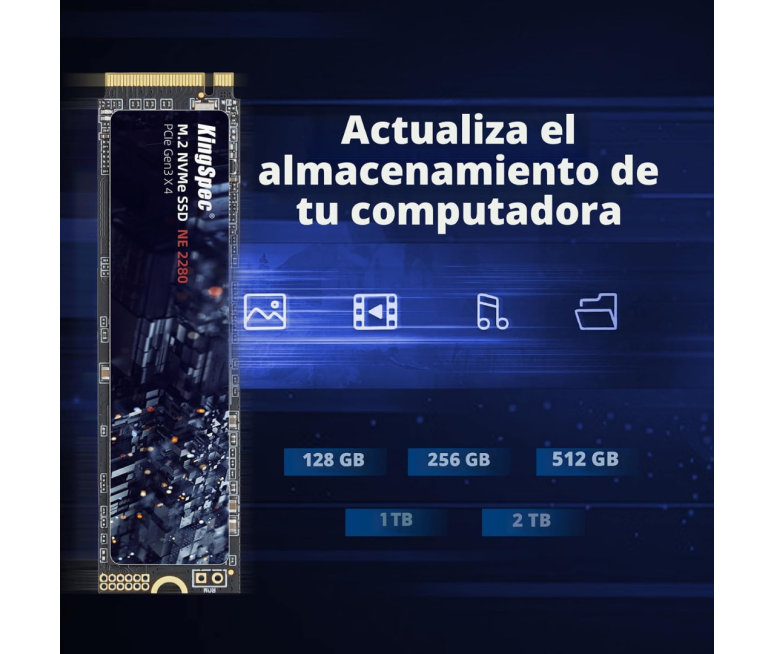 DISCO DURO SSD KINGSPEC M.2 NVME...
