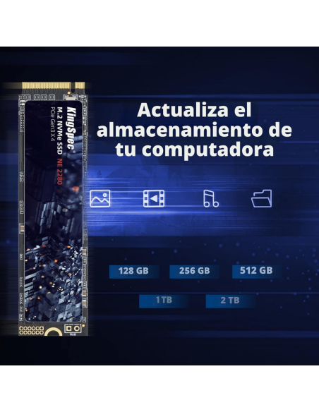DISCO DURO SSD KINGSPEC M.2 NVME 256GB 2280