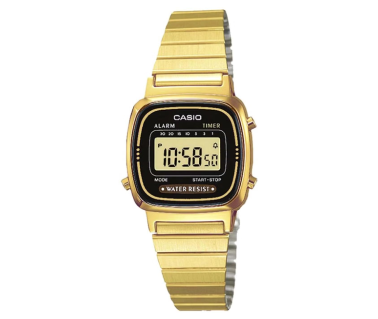 RELOJ CASIO DORADO LA670WGA-1 25MM...