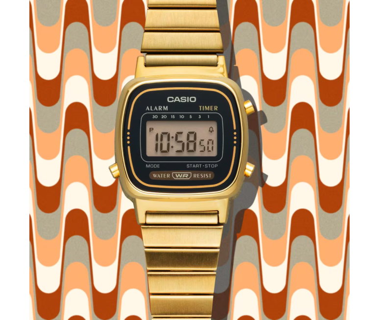 RELOJ CASIO DORADO LA670WGA-1 25MM...