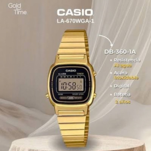 RELOJ CASIO DORADO... 2