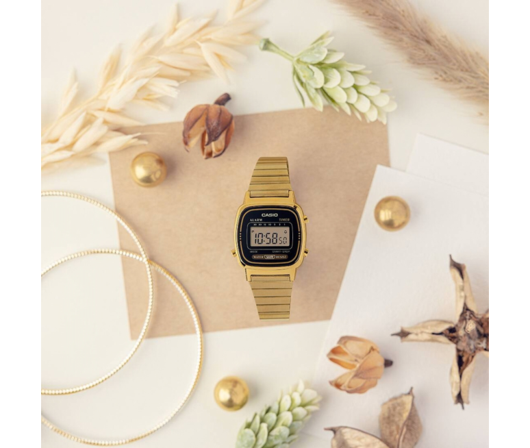 RELOJ CASIO DORADO LA670WGA-1 25MM...