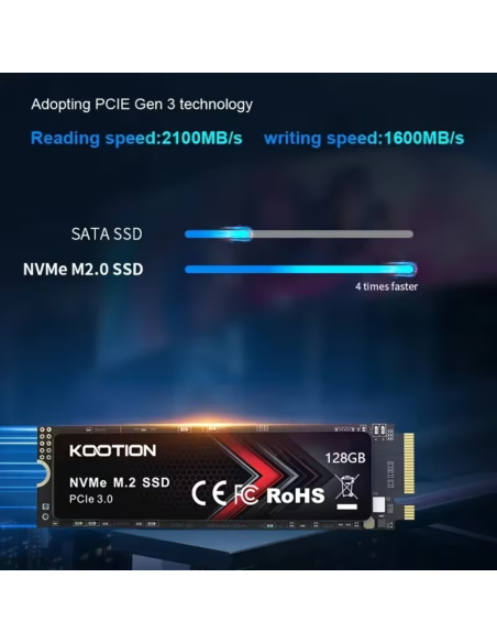 DISCO DURO SSD 512GB KOOTION NVME M.2 INTERNO