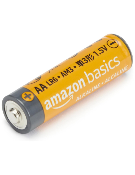 PAQUETE DE 4 UNIDADES DE PILAS AA AMAZON BASIC ALCALINAS DE ALTO RENDIMIENTO