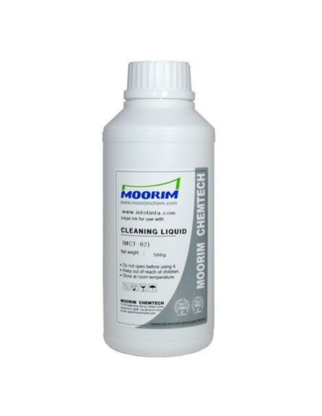 BOTELLA DE LIQUIDO LIMPIA CABEZAL MOORIM 1 LITRO