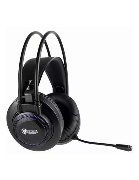 COMBO QUASAD 4 EN 1 TECLADO-MOUSE-AUDIFONOS-ALMOHADILLA RGB BUNDLE