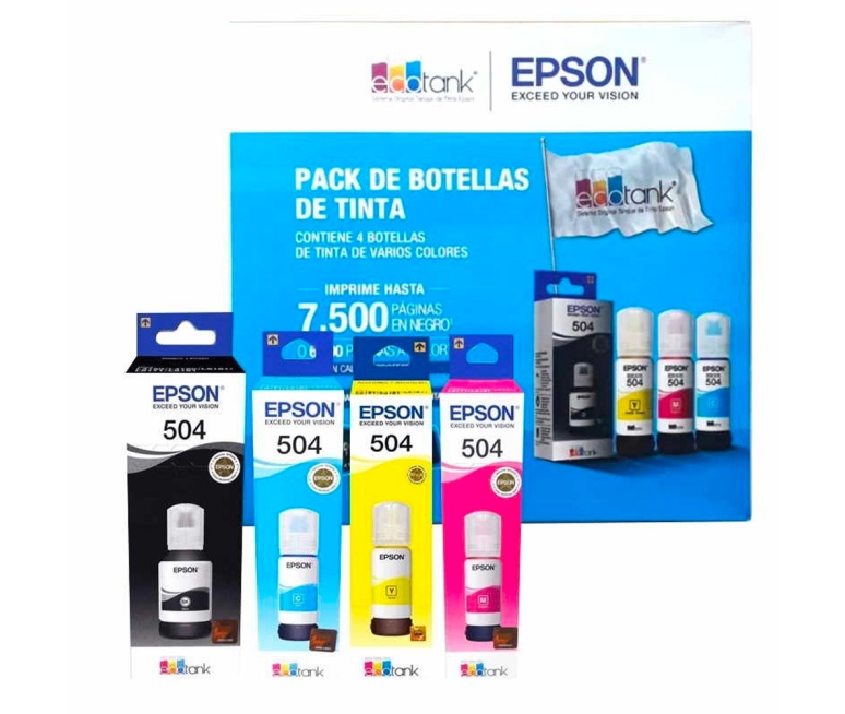 BOTELLA DE TINTA FORMULADA EPSON 504...