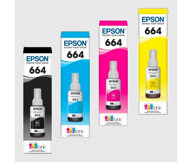 BOTELLA DE TINTA FORMULADA EPSON 664...